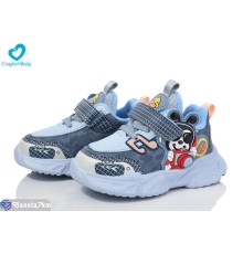Дитячі кросівки на весну/осінь (6 пар р.22-26) синій  "Comfort-baby"