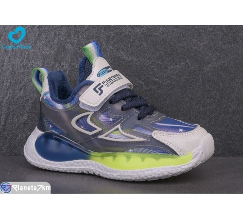 Дитячі кросівки на весну/осінь (6 пар р.32-37) синій  "Comfort-baby"