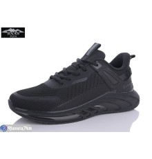 Кросівки чоловічі на весну/осінь (8 пар р.41-46) чорний  "Baas"