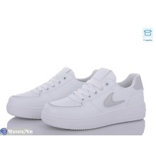 Кросівки жіночі на весну/осінь (8 пар р.36-41) білий  "FERICE"