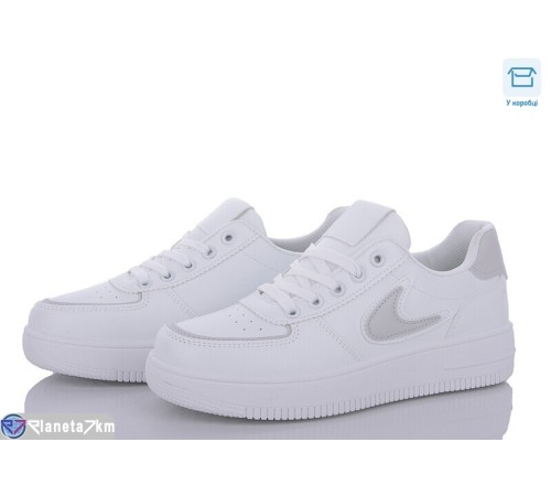 Кросівки жіночі на весну/осінь (8 пар р.36-41) білий  "FERICE"