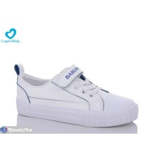 Дитячі кеди на весну/осінь (8 пар р.24-30) білий  "Comfort-baby"