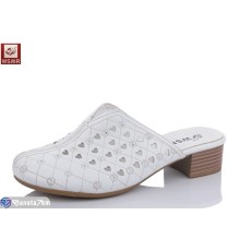 Шлепки жіночі на літо (8 пар р.36-41) білий  "WSMR"