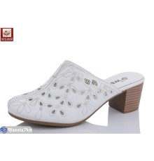 Шлепки жіночі на літо (8 пар р.36-41) білий  "WSMR"