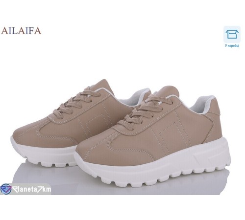 Кросівки жіночі на весну/осінь (6 пар р.36-41) коричневий  "Latifa"