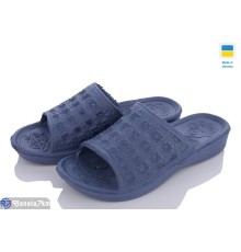Шлепки жіночі на літо (6 пар р.36-41) синій  "Ladmir"
