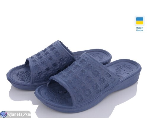 Шлепки жіночі на літо (6 пар р.36-41) синій  "Ladmir"