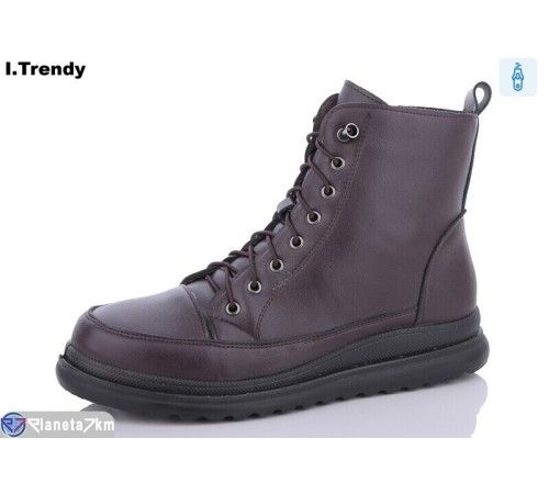 Черевики жіночі на весну/осінь (8 пар р.36-41) бордовий  "Trendy" Черевики жіночі на весну/осінь (8 пар р.36-41) бордовий  "Trendy"