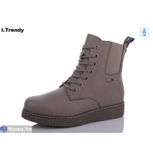 Черевики жіночі на весну/осінь (8 пар р.36-41) коричневий  "Trendy"