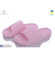 Шлепки жіночі на літо (12 пар р.36-41) рожевий  "Acorus"