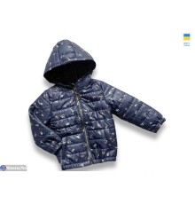 Дитяча куртка на весну/осінь (4 шт. р.сетка S-XL) синій  "Alina"