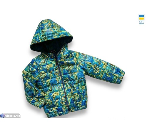 Дитяча куртка на весну/осінь (4 шт. р.сетка S-XL) синій  "Alina"