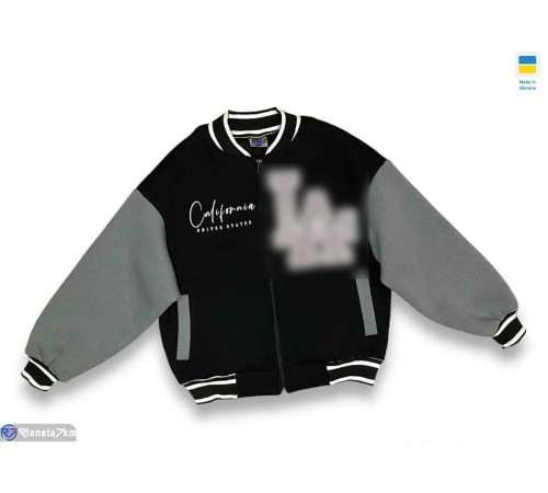 Дитяча куртка на весну/осінь (5 шт. р.сетка S-2XL) сірий "Alina" Дитяча куртка на весну/осінь (5 шт. р.сетка S-2XL) сірий "Alina"