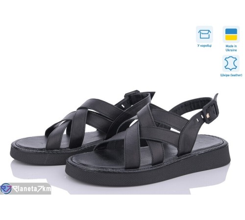 Босоніжки жіночі на літо (6 пар р.36-40) чорний  "GARRA"