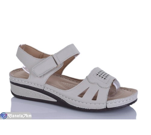 Босоніжки жіночі на літо (8 пар р.40-43) бежевий  "Asito"