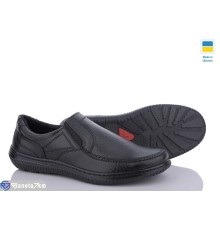 Туфлі чоловічі на весну/осінь (8 пар р.40-45) чорний  "KINDER"