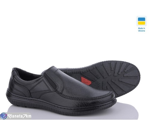 Туфлі чоловічі на весну/осінь (8 пар р.40-45) чорний  "KINDER"