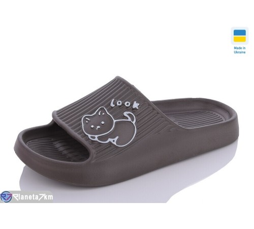 Шлепки жіночі на літо (8 пар р.36-41) коричневий "Korka" Шлепки жіночі на літо (8 пар р.36-41) коричневий "Korka"