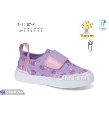 Дитячі кеди на весну/осінь (12 пар р.25-30) фіолетовий  "TOMMY"