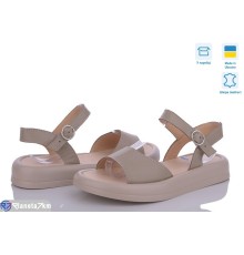 Босоніжки жіночі на літо (6 пар р.36-40) коричневий  "Linda"