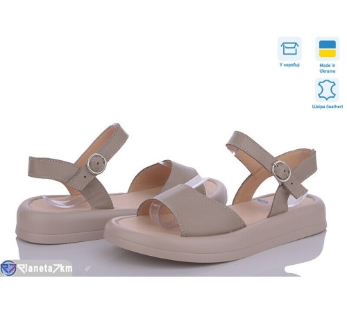 Босоніжки жіночі на літо (6 пар р.36-40) коричневий  "Linda"