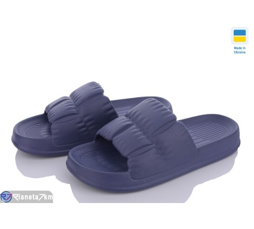Шлепки жіночі на літо (6 пар р.36-41) синій  "Ladmir"