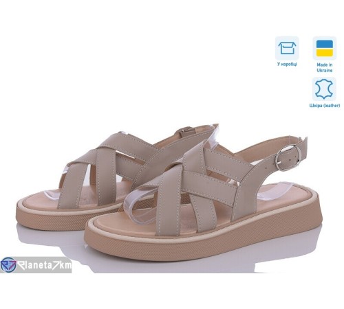 Босоніжки жіночі на літо (6 пар р.36-40) бежевий  "GARRA"
