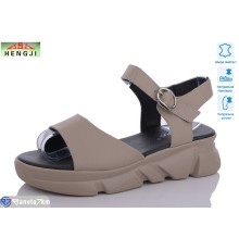 Босоніжки жіночі на літо (8 пар р.36-41) коричневий  "HENGJI-ELENA"