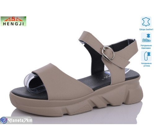 Босоніжки жіночі на літо (8 пар р.36-41) коричневий  "HENGJI-ELENA"