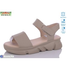 Босоніжки жіночі на літо (8 пар р.36-41) коричневий  "HENGJI-ELENA"