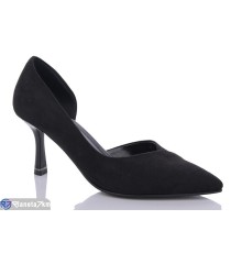 Туфлі жіночі на весну/осінь (6 пар р.36-40) чорний  "MARADONA"