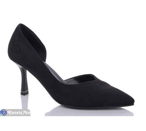 Туфлі жіночі на весну/осінь (6 пар р.36-40) чорний  "MARADONA"