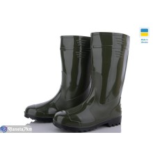 Чоловіче гумове взуття на весну/осінь (5 пар р.41-45) зелений  "Ladmir"