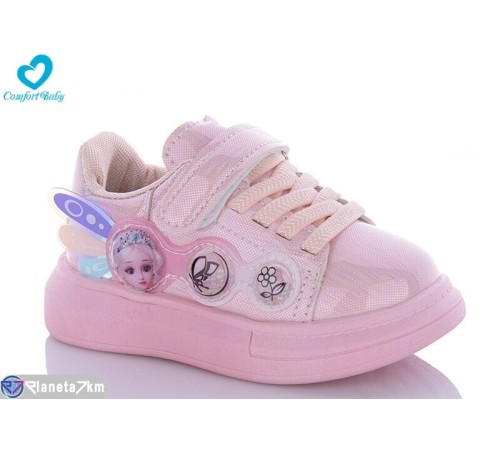 Дитячі кросівки на весну/осінь (6 пар р.21-25) рожевий "Comfort-baby" Дитячі кросівки на весну/осінь (6 пар р.21-25) рожевий "Comfort-baby"