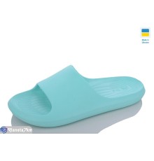 Шлепки жіночі на літо (8 пар р.36-41) зелений  "INPIRE"