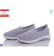 Кросівки жіночі на літо (8 пар р.37-41) сірий  "Saimaoji"