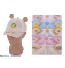 Дитяча кепка на літо (5 шт. р.сетка 48-50) мікс  "CAROLLA"