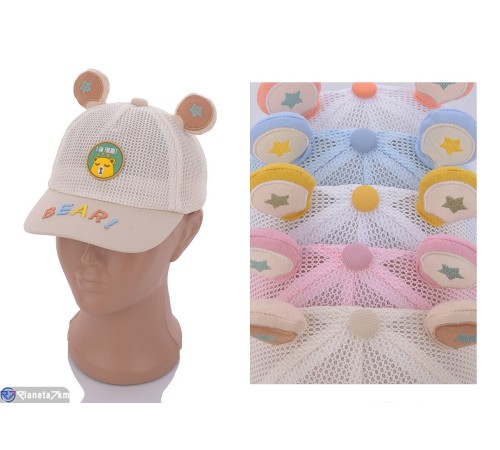 Дитяча кепка на літо (5 шт. р.сетка 48-50) мікс  "CAROLLA"