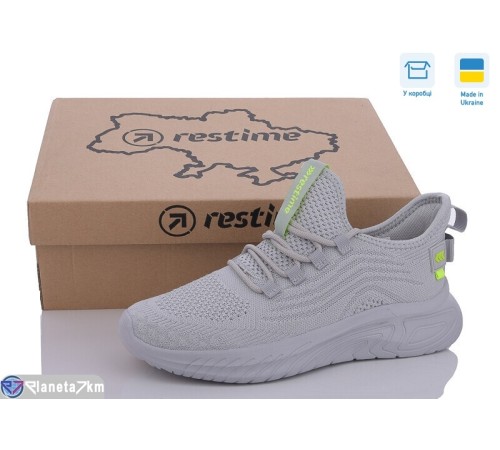 Кросівки жіночі на літо (8 пар р.36-41) сірий  "Restime"