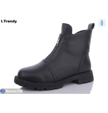 Черевики жіночі на весну/осінь (8 пар р.36-41) чорний  "Trendy"