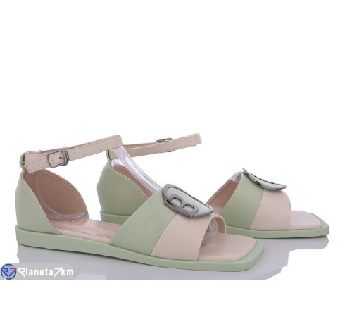 Босоніжки жіночі на літо (8 пар р.36-41) зелений  "HoRIK"