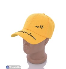 Кепка жіноча на весну/осінь (3 шт. р.сетка 56-59) жовтий  "CAROLLA"