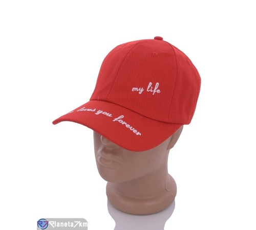 Кепка жіноча на весну/осінь (3 шт. р.сетка 56-59) червоний  "CAROLLA"