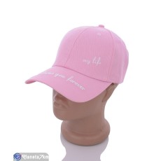 Кепка жіноча на весну/осінь (3 шт. р.сетка 56-59) рожевий  "CAROLLA"