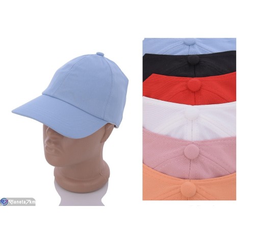 Кепка жіноча на літо (5 шт. р.сетка 56-59) мікс  "CAROLLA"