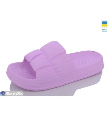 Шлепки жіночі на літо (6 пар р.36-41) фіолетовий  "INPIRE"
