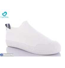 Дитячі кеди на весну/осінь (6 пар р.35-39) білий  "Comfort-baby"