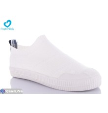 Дитячі кеди на весну/осінь (6 пар р.35-39) білий  "Comfort-baby"