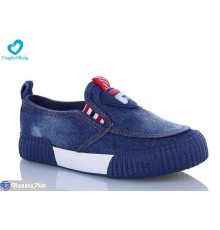 Дитячі кеди на весну/осінь (7 пар р.25-30) синій  "Comfort-baby"