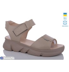 Босоніжки жіночі на літо (6 пар р.36-40) коричневий  "LIKA"